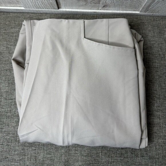 Norm Thompson Pants - Norm Thompson Womens Pants Size 16 Beige Khaki Elastic Waist Zip Up w/ Pockets